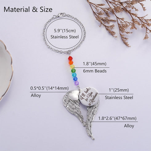 Loss of Father Gift, Grief Gift, Sympathy Gift, Dad Remembrance Rear View Mirror Car Charm, Father Memorial Gift, Bereavement Keepsake, Condolence...