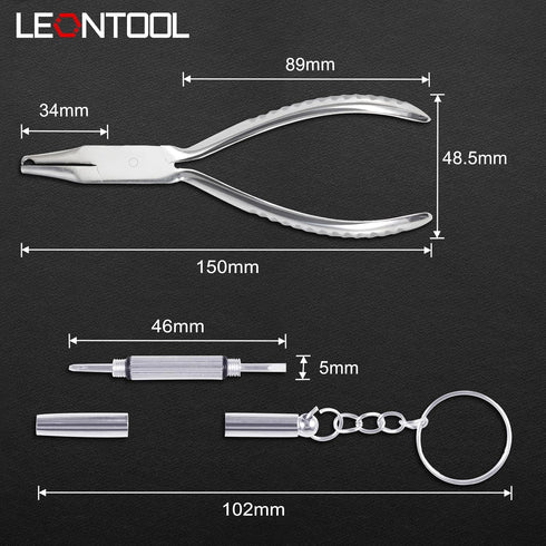 Eyeglasses Nose Pad Pliers 6 Inches Eyeglasses Frame Pliers Eye Glasses Adjusting Pliers Glasses Repair Assembling & Ajusting Tools Optical Optici...