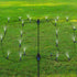 8 Pcs Irrigation Fittings 1/4 Inch Irrigation Parts 6 Way Drip Irrigation Tube Fittings for Irrigation Pipe...