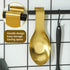 BETTWILLGold Spoon Rest for Kitchen Counter, Stainless Steel Spoon Holder for Stove Top, Spatula Ladle Spoon Utensils Holder, Gold Kitchen Accesso...