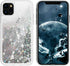 for iPhone 11 Pro Max Case, Double Layer Design Bling Flowing Liquid Floating Sparkle Colorful Glitter Waterfall TPU Protective Phone Case for iPh...