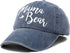 DALIX Mama Bear Mom Hat Gift Vintage Washed Denim Cap Distressed...