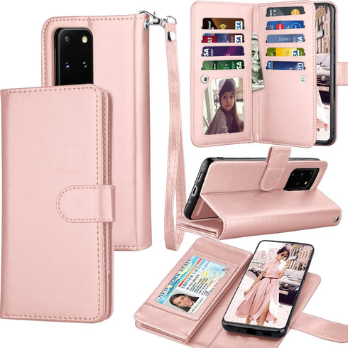 Tekcoo Galaxy S20 Plus Case, Galaxy S20+ Wallet Case, Luxury PU Leather Cash Credit Card Slots Holder Carrying Folio Flip Cover [Detachable Magnet...