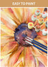 Slody Paint by Number for Adults DIY Flowers Oil Numbers Painting on Canvas Sunflower Acrylic Drawing Paintwork Art Crafts Without Frame,16x20 Inc...