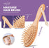 Baby Brush Set for Newborn - Baby Hair Brush with Soft Goat Hair Bristles - Wooden Toddler Hair Brush with Baby Comb, Massage Brush & Cradle Cap B...