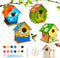 BELLOCHIDDO Bird House Kits for Kids Ages 4-8 - DIY Wooden Birdhouse Kit for Kids to Build and Paint,Bird House Kit Craft Includes Paints & Brushe...