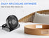 Small Table Fan - USB Powered Mini Desk Fan with 3 Powerful Speed & 360° Collapsible, Portable Little Cooling Fan Folding and Tilt Design for Trav...