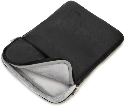 Kinmac 360° Protective Vertical Style Waterproof Laptop Sleeve Case Cover (Black PU, 15.6 inch-16 inch)......