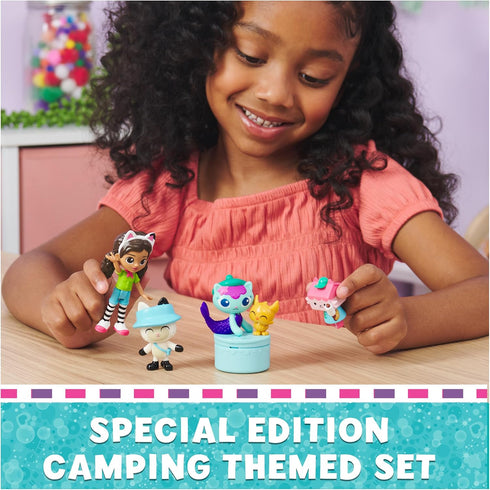 Gabby's Dollhouse, Campfire Gift Pack with Gabby Girl, Pandy Paws, Baby Box & Mercat Toy Figures, Collectible Kids Toys for Girls & Boys 3+...