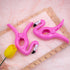 AUEAR, Lovely Towel Clips Chair Holders for The Beach or Home Patio Holiday Pool and Chaise Supplies Accessories Portable Secure (Pink Flamingo, 4...