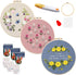 Maydear 3 Pack Embroidery Starter Kit with Pattern, Stamped Cross Stitch Kits for Beginners Adults with Embroidery Hoop and Instructions, Hand Emb...