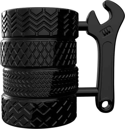 Tire Coffee Tea Mug Gift for Car Lovers Mechanics Car Enthusiasts Christmas Gifts for Man Birthday Gift...