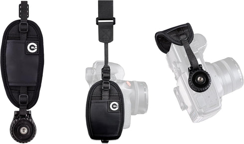 Custom SLR Camera Hand Strap with Mount - Neoprene Hand Strap Grip for Mirrorless & DSLR Cameras...