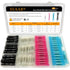 Heat Shrink Butt Connectors Kit 210 PCS 26-12 AWG Insulated Butt Splice Connectors Heat Shrink Wire Connectors, Marine Grade Waterproof Butt Splic...