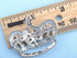 Alilang Vintage Inspired England Royal Prince Queen Crown Crystal Rhinestone Pin Brooch...