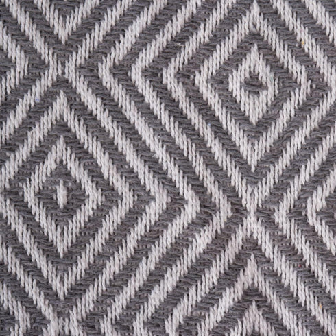 DII Diamond Throw Collection Woven Cotton, 50x60, Mineral Gray...