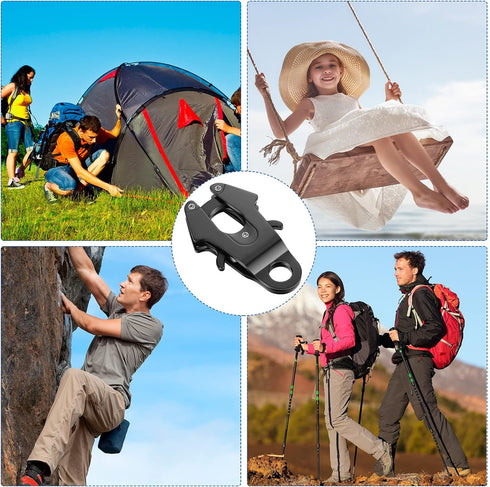 Reginary 2 Pcs Frog Clip Dog Leash Clip for Linking Black Pet Collar Clasp Quick Release Frog Cable Dog Leash Buckle Dog Chain Buckle Replacement ...