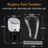 Shifter Knob Button Repair Kit Chrome Shift Knob Push Shifter Spring and Shifter Handle Side Plate Compatible with 2003 2004 2005 Honda Accord DX ...