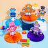 12 Pieces Robot Birthday Party Supplies Robot Party Honeycomb Centerpieces Robot Party Decorations Robot Party Table Topper for Baby Shower Decora...