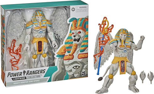 Power Rangers Lightning Collection Monsters Mighty Morphin King Sphinx 8-Inch Premium Collectible Action Figure Toy with Accessories...