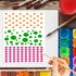 12 Geometric Painting Stencils, 11.4"x8.3" Art Templates for Crafts Reusable, Plastic Painting Stencils for Painting on Wood, Furniture Wall Scrap...