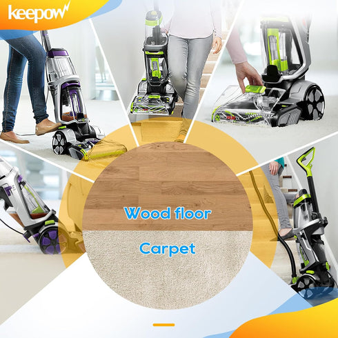 KEEPOW Carpet Cleaning Tools Nozzle Clean Out Tool Compatible with Bissell Revolution Proheat 2X Models 1548, 1550, 1551, Parts# 1606433/160-6433,...