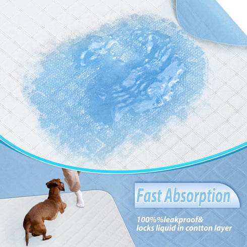 Washable Pee Pads for Dogs - Reusable Puppy Pads Pet Training Pads, Waterproof Dog Pee Pads Pet Pads for Dog Bed Mat, Super Absorbing Whelping Pad...