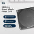 120mm Black Steel Mesh Filter Grill w/1.1mm Diameter Hole...
