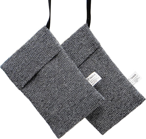2 Pack Soap Saver Pouch, Soap Pocket or Shower,Body Scrubber Rough Sponge Exfoliator for Bath,Exfoliator for Shower...