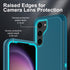 for Samsung Galaxy S23 Case, Military Grade Shockproof/Drop Proof/Dust Proof Case with 2Pcs Self Healing Flexible TPU Screen Protector & Camera Le...