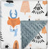 Baby Blanket for Boys Girls (Fox Printed, 30"x40") with Double Layer Dotted Backing Soft Plush Minky Blanket for Toddlers Newborn...