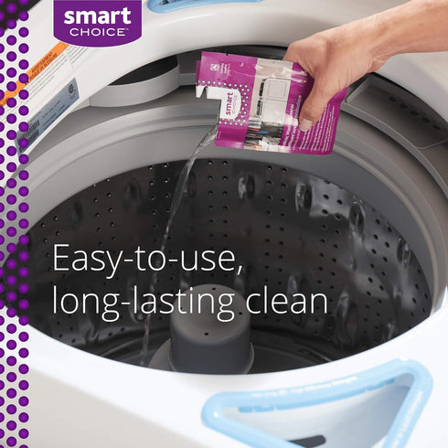 Smart Choice 10SCPROL02 Washer Washing Machine Cleaner, Carton of 6 Packets...