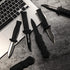 9 Pack Retractable Fake Knife Retractable Knife Halloween Props Fake Plastic Blades for Halloween April Fool's Party(9 Pcs Style A)...