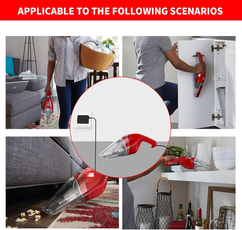 Charger for Dirt Devil 4V Express Cordless Handheld Vacuum Cleaner, Power Adapter Replacement BD30008 BD30005 Part # 440010433...