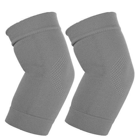 Elbow Brace Compression Sleeve Nylon Tennis Golfers Elbow Joint Support Sports Protection Arm Support Sleeves Pain Relief Pads for Women Men (Gray...