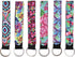 Cool Neoprene Wristlet Keychain Lanyard 6 Pack - Neoprene Key Chain Holder to Match Chapstick Holder Keychain, 6 Unique Fun Colors...