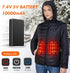 10000mah 7.4V 7.2V Heated Jacket Battery Pack 5V2A Heated Vest Rechargeable Power Bank Battery Pack for Heated Vests Heating Jackets Hoodies Pants...