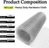 Hardware Cloth 1/4 inch 8inx10ft Galvanized After Welding 23 Gauge,Wire Cloth Wire Mesh Roll Chicken Wire Fence Mesh Roll for Chicken Pen/Coop Fen...