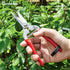 Pruning Shear Straight Pruning Snip with Stainless Steel Serrated Blade, Adjustable Joint Screw Micro Tip Garden Scissor for Arranging, Trimming, ...