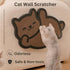 Cardboard Cat Scratcher, Cat Scratching Board for Indoor Cats, Floor or Wall Mounted Vertical Scratcher, Cute Durable Cat Scratcher, Ideal for Cat...