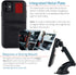Dockem Wallet Case for iPhone 11: Built-in Metal Plate for Magnetic Mounting & 2 Credit Card Holders (6.1" Exec M2, Synthetic Leather, Black)...