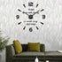 VANGOLD Wall Clock Oversized Wall Clocks for Living Room Decor, Decorative Wall Clocks Battery Operated (Black Home Decoration)...