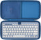 Hard Case Compatible with Logitech Pebble Keys 2 K380s K380 K810 K811 Bluetooth Wireless Keyboard (Classic Blue Case)...