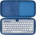 Hard Case Compatible with Logitech Pebble Keys 2 K380s K380 K810 K811 Bluetooth Wireless Keyboard (Classic Blue Case)...