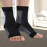 1 Pack Compression Plantar Fasciitis Socks Ankle Compression Sleeve Heels Arch Supports & Heel Pain Relief Ankle Supports for Men and Women (Black...