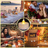 12 Pack Flameless Led Tea Lights Candles with timer battery operated,Built-in 6Hours,6 Hours On and 18 Hours Off in 24 Hours Cycle Automatically,f...