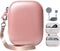 Alltravel Organizing Case for Magnetic Wireless Portable Charger, Compatible with Xoxixl, ESTAVEL, YLLZI, Bohuma (Rose)...