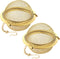 Tea Ball Infuser with Chain;; Premium Stainless Steel Fine Mesh Screen Tea Strainer Filters Colander Cullender Sieve Infusion Steeper Maker for Lo...