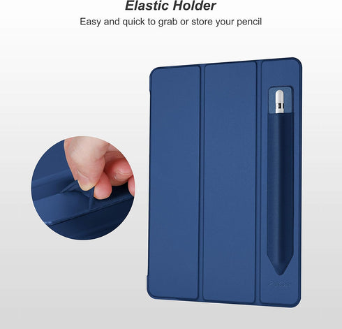 ProCase Pencil Holder Sticker for Apple Pencil 1st and 2nd Gen, Elastic Stylus Pocket Pouch Adhesive Stylus Pen Sleeve Attached to Case for Apple ...
