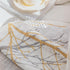 FMFUNCTEX White Sheer Front Door Curtains for Glass 40 Inches Long Yellow Grey Print Branch Tree Half French Panel Semi-Sheer 50 Inches Wide 1 Pan...
